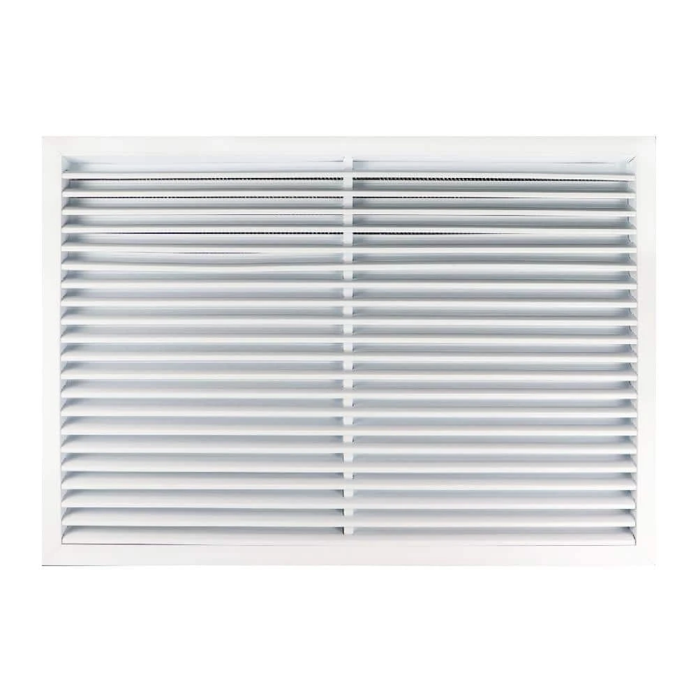 32 In. X 22 In. Aluminum Return Air Grille In White 1 32 In. X 22 In. Aluminum Return Air Grille In White