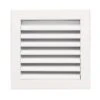 8 In. X 8 In. Aluminum Exterior Return Air Grille In White