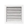 10 In. X 10 In. Aluminum Adjustable Wall Register In White