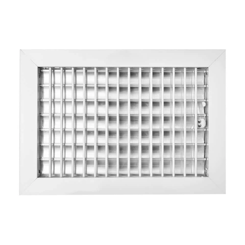 12 In. X 8 In. Aluminum Adjustable Wall Register In White 1 12 In. X 8 In. Aluminum Adjustable Wall Register In White
