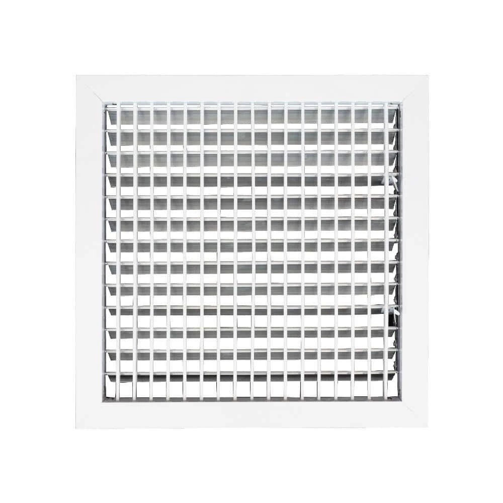 14 In. X 14 In. Aluminum Adjustable Wall Register In White 1 14 In. X 14 In. Aluminum Adjustable Wall Register In White