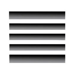 10 In. X 10 In. Aluminum Wall And Ceiling Linear Slot Diffuser In White