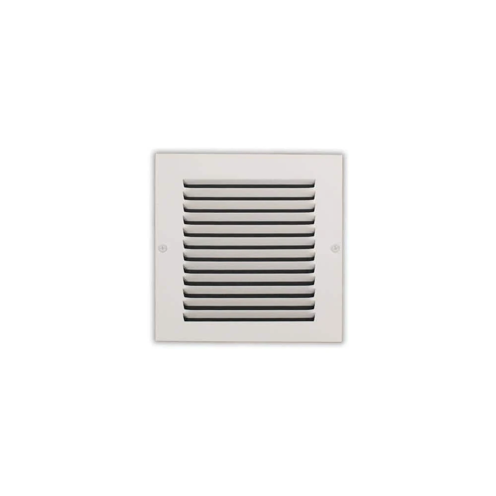6 In. X 6 In. Steel Return Air Grille In White 1 6 In. X 6 In. Steel Return Air Grille In White