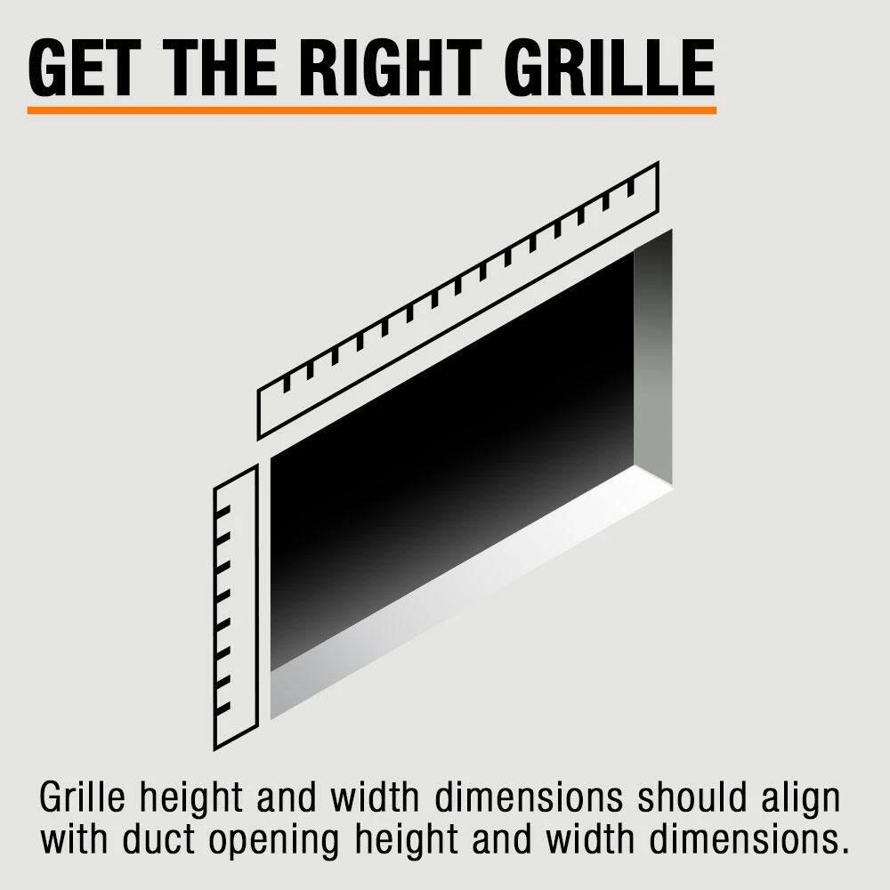 6 In. X 6 In. Steel Return Air Grille In White 6 6 In. X 6 In. Steel Return Air Grille In White - Image 6
