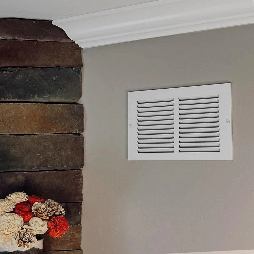 10 In. X 6 In. Steel Return Air Grille In White 7 10 In. X 6 In. Steel Return Air Grille In White - Image 7