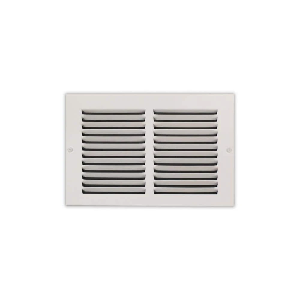 10 In. X 6 In. Steel Return Air Grille In White 1 10 In. X 6 In. Steel Return Air Grille In White