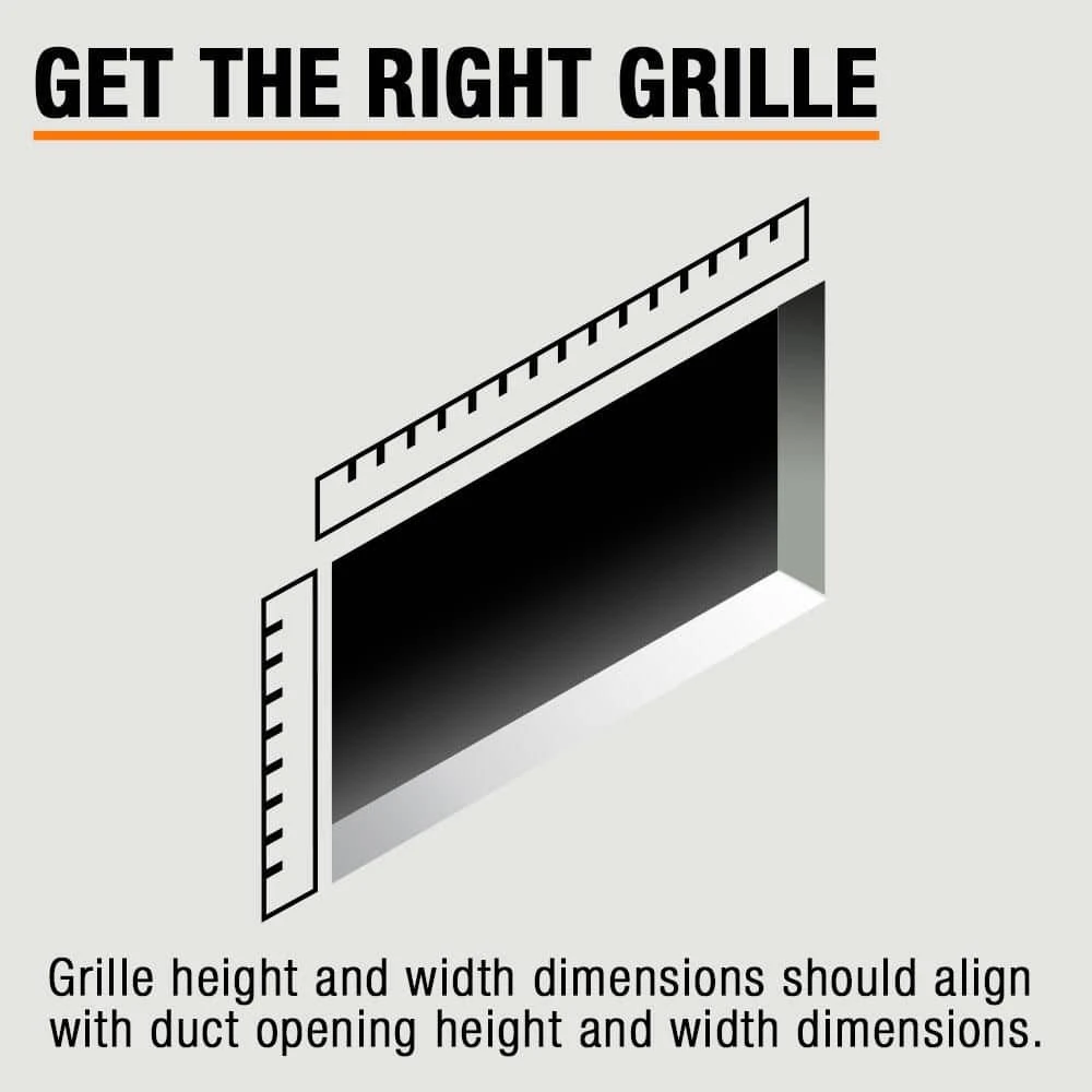 10 In. X 6 In. Steel Return Air Grille In White 6 10 In. X 6 In. Steel Return Air Grille In White - Image 6