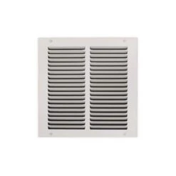 10 In. X 10 In. Steel Return Air Grille In White