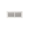 12 In. X 4 In. Steel Return Air Grille In White