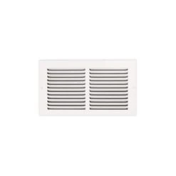 12 In. X 6 In. Steel Return Air Grille In White