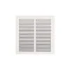 12 In. X 12 In. Steel Return Air Grille In White