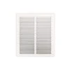 12 In. X 14 In. Steel Return Air Grille In White