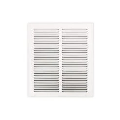 12 In. X 14 In. Steel Return Air Grille In White