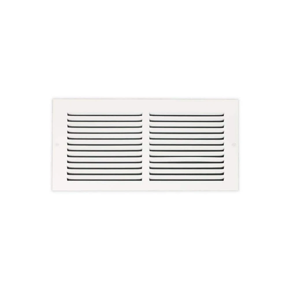 14 In. X 6 In. Steel Return Air Grille In White 1 14 In. X 6 In. Steel Return Air Grille In White