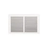 14 In. X 8 In. Steel Return Air Grille In White