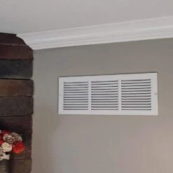 14 In. X 10 In. Steel Return Air Grille In White -Fire Place Store whites everbilt registers grilles 71 11410wh 31 1000