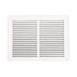 14 In. X 10 In. Steel Return Air Grille In White