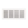 16 In. X 6 In. Steel Return Air Grille In White