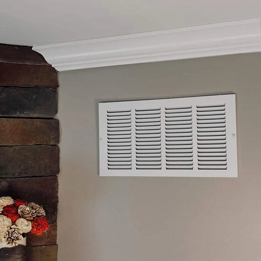 16 In. X 8 In. Steel Return Air Grille In White 7 16 In. X 8 In. Steel Return Air Grille In White - Image 7