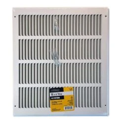 16 In. X 14 In. Steel Return Air Grille In White -Fire Place Store whites everbilt registers grilles 71 11614wh 4f 1000