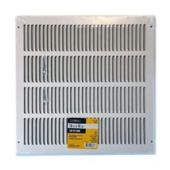 16 In. X 16 In. Steel Return Air Grille In White -Fire Place Store whites everbilt registers grilles 71 11616wh 4f 1000