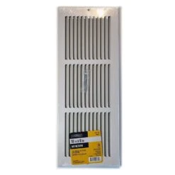 18 In. X 6 In. Steel Return Air Grille In White -Fire Place Store whites everbilt registers grilles 71 11806wh 4f 1000