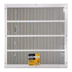 20 In. X 20 In. Steel Return Air Grille In White -Fire Place Store whites everbilt registers grilles 71 12020wh 4f 1000