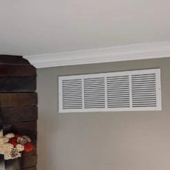 24 In. X 8 In. Steel Return Air Grille In White 13 24 In. X 8 In. Steel Return Air Grille In White -Fire Place Store whites everbilt registers grilles 71 12408wh 31 1000