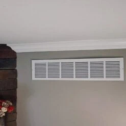 30 In. X 6 In. Steel Return Air Grille In White -Fire Place Store whites everbilt registers grilles 71 13006wh 31 1000