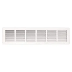 30 In. X 6 In. Steel Return Air Grille In White