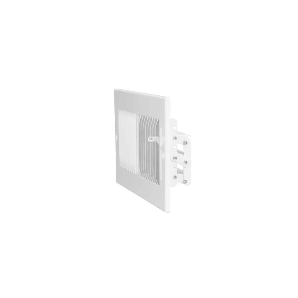 10 In. X 4 In. 2-Way Steel Wall/Ceiling Register In White 5 10 In. X 4 In. 2-Way Steel Wall/Ceiling Register In White - Image 5