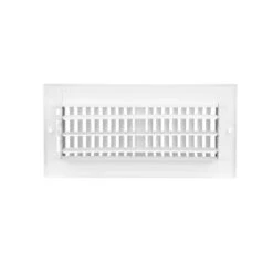 10 In. X 4 In. 2-Way Steel Wall/Ceiling Register In White 13 10 In. X 4 In. 2-Way Steel Wall/Ceiling Register In White -Fire Place Store whites everbilt registers grilles e102m10x04 fa 1000
