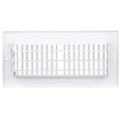 12 In. X 6 In. 2-Way Steel Wall/Ceiling Register In White 14 12 In. X 6 In. 2-Way Steel Wall/Ceiling Register In White -Fire Place Store whites everbilt registers grilles e102m12x06 1d 1000