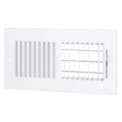 12 In. X 6 In. 2-Way Steel Wall/Ceiling Register In White 12 12 In. X 6 In. 2-Way Steel Wall/Ceiling Register In White -Fire Place Store whites everbilt registers grilles e102m12x06 40 1000