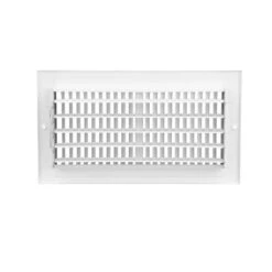 12 In. X 6 In. 2-Way Steel Wall/Ceiling Register In White 19 12 In. X 6 In. 2-Way Steel Wall/Ceiling Register In White -Fire Place Store whites everbilt registers grilles e102m12x06 fa 1000