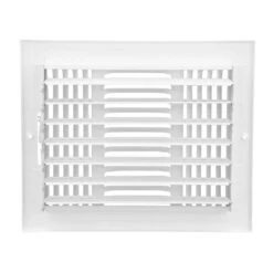 10 In. X 8 In. 3-Way Steel Wall/Ceiling Register In White 13 10 In. X 8 In. 3-Way Steel Wall/Ceiling Register In White -Fire Place Store whites everbilt registers grilles e103m10x08 fa 1000