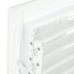 12 In. X 6 In. 3-Way Steel Wall/Ceiling Register In White 8 12 In. X 6 In. 3-Way Steel Wall/Ceiling Register In White -Fire Place Store whites everbilt registers grilles e103m12x06 1d 1000