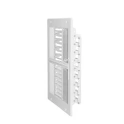 10 In. X 10 In. 4-Way Steel Wall/Ceiling Register In White -Fire Place Store whites everbilt registers grilles e104m10x10 1f 1000