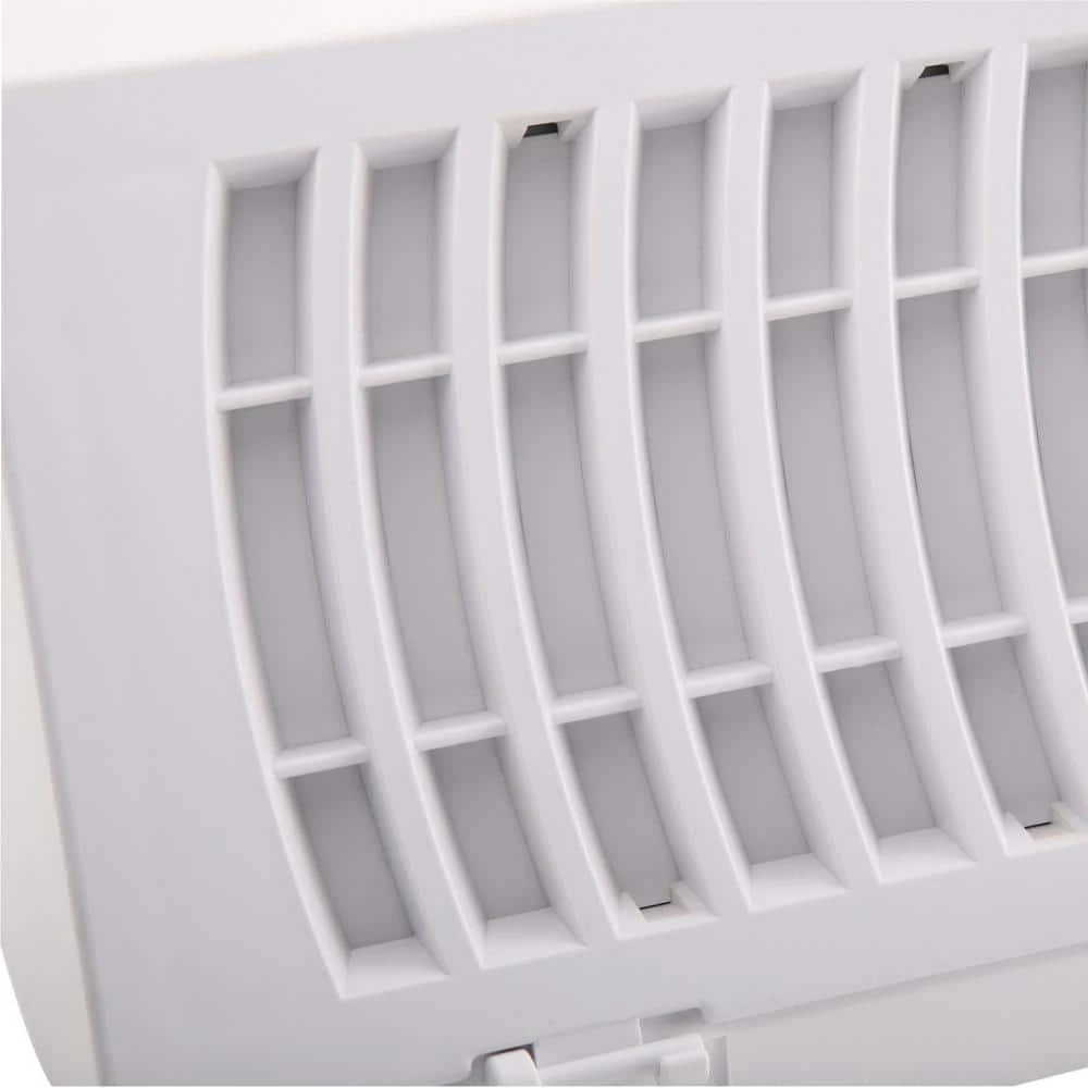 15 In. 3-Way Plastic Baseboard Diffuser Supply In White 2 15 In. 3-Way Plastic Baseboard Diffuser Supply In White - Image 2