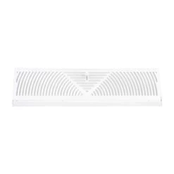 18 In. 3-Way Steel Baseboard Diffuser Supply In White 10 18 In. 3-Way Steel Baseboard Diffuser Supply In White -Fire Place Store whites everbilt registers grilles e118sw c3 1000