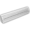 24 In. 1-Way Deluxe Steel Baseboard Register In White