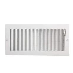 14 In. X 6 In. 2-Way Steel Baseboard Register In White -Fire Place Store whites everbilt registers grilles e123m14x06 76 1000