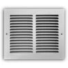 10 In. X 8 In. Steel Return Air Grille In White