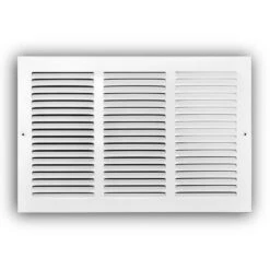 16 In. X 10 In. Steel Return Air Grille In White