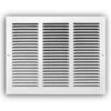 16 In. X 12 In. Steel Return Air Grille In White