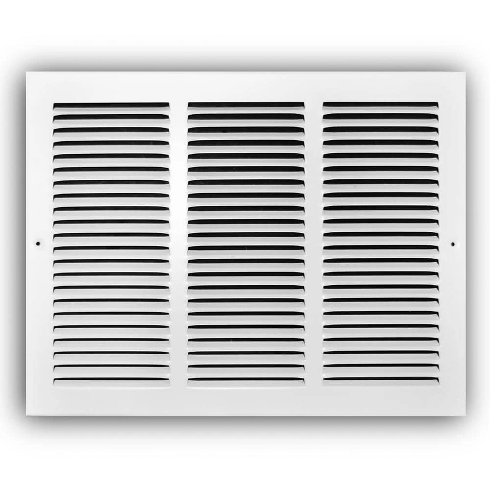 16 In. X 12 In. Steel Return Air Grille In White 1 16 In. X 12 In. Steel Return Air Grille In White