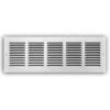 20 In. X 6 In. Steel Return Air Grille In White
