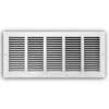 20 In. X 8 In. Steel Return Air Grille In White