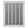 20 In. X 25 In. Steel Return Air Filter Grille In White