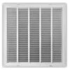 24 In. X 24 In. Steel Return Air Filter Grille In White